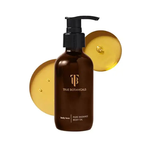 True Botanicals Pure Radiance Body Oil | Anti-Aging Body Oil for All Skin Types | Moisturize & Restore Skin Health | Dermatologist Tested All Natural Vegan Clinically Proven | 3.9 fl oz | 114 ml