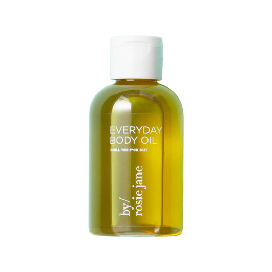 By Rosie Jane Chill Everyday Body Oil - Peppermint Mandarin & Cypress Scented Body Oil with Sunflower Oil Olive Oil & Rosehip Seed Oil to Hydrate and Nourish Dry Skin (4 fl oz)