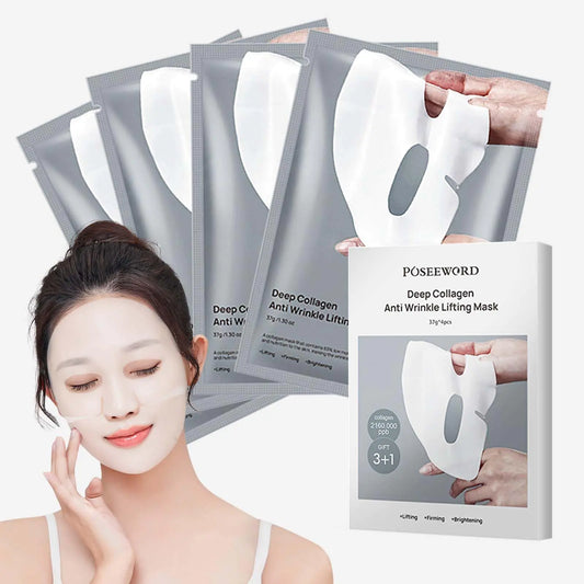 Bstfire collagen face mask is rich in collagen and contains a low amount of molecules collagen face mask hydrates nourishes lifts firms and moisturizes split repair collagen face mask
