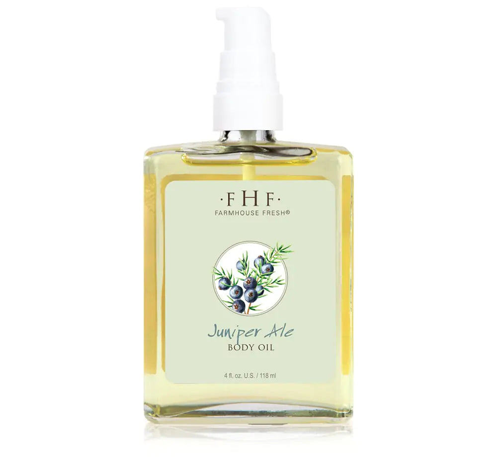 FarmHouse Fresh Juniper Ale Body Oil 4 fl. oz.