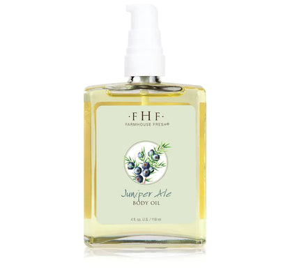 FarmHouse Fresh Juniper Ale Body Oil 4 fl. oz.